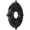 Ekena Millwork Attica PVC Ceiling Medallion (Canopies up to 5"), 13"OD x 3 1/2"ID x 3/4"P, Textured Metallic Galaxy CMP13ATAGX - alternate 4